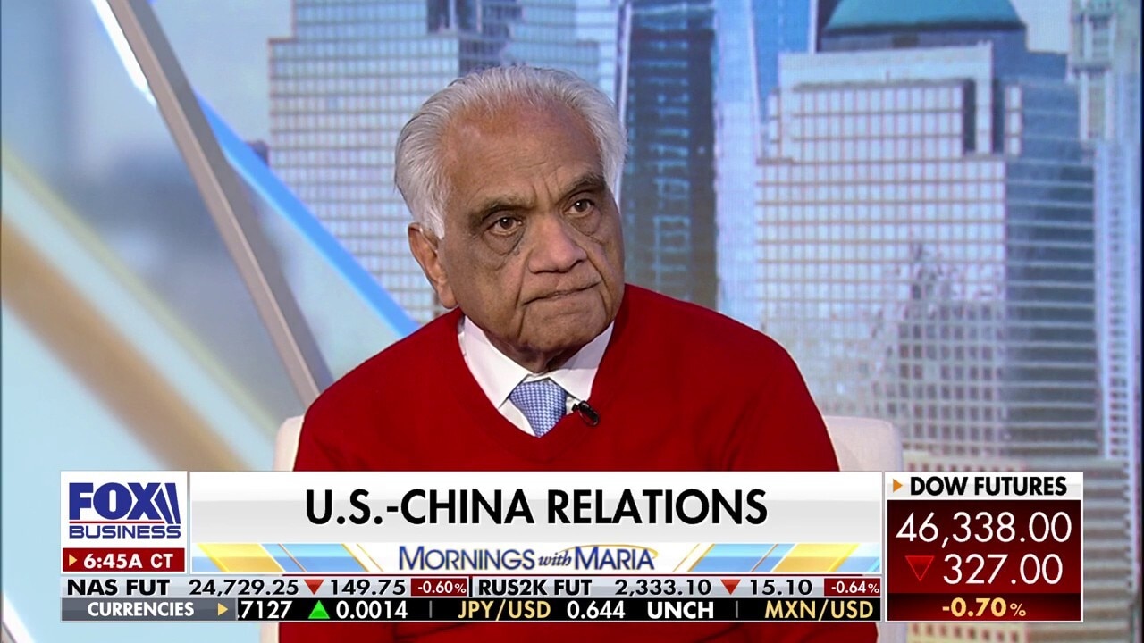‘China’s got its foot on America’s throat’: Ram Charan says CEOs 'afraid' to name their biggest worry
