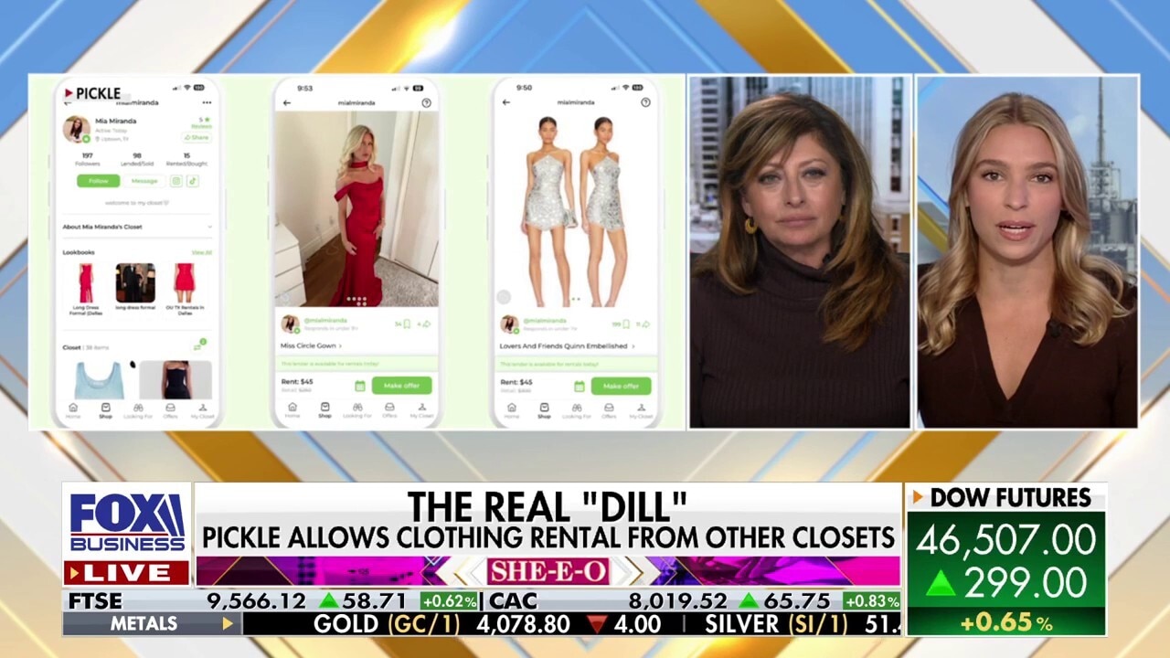 Pickle's peer-to-peer fashion rental platform takes off: 'Cutting edge' 