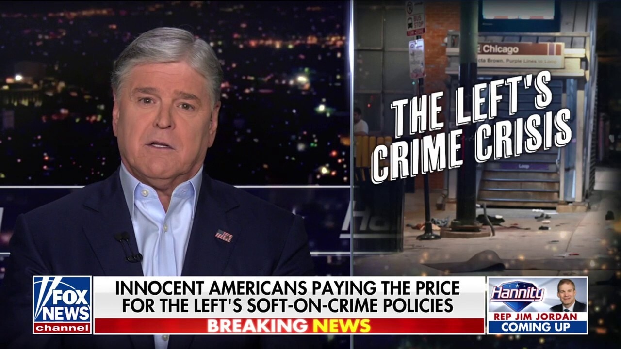 Brandon Johnson is 'simply lying' about his city's crime: Hannity