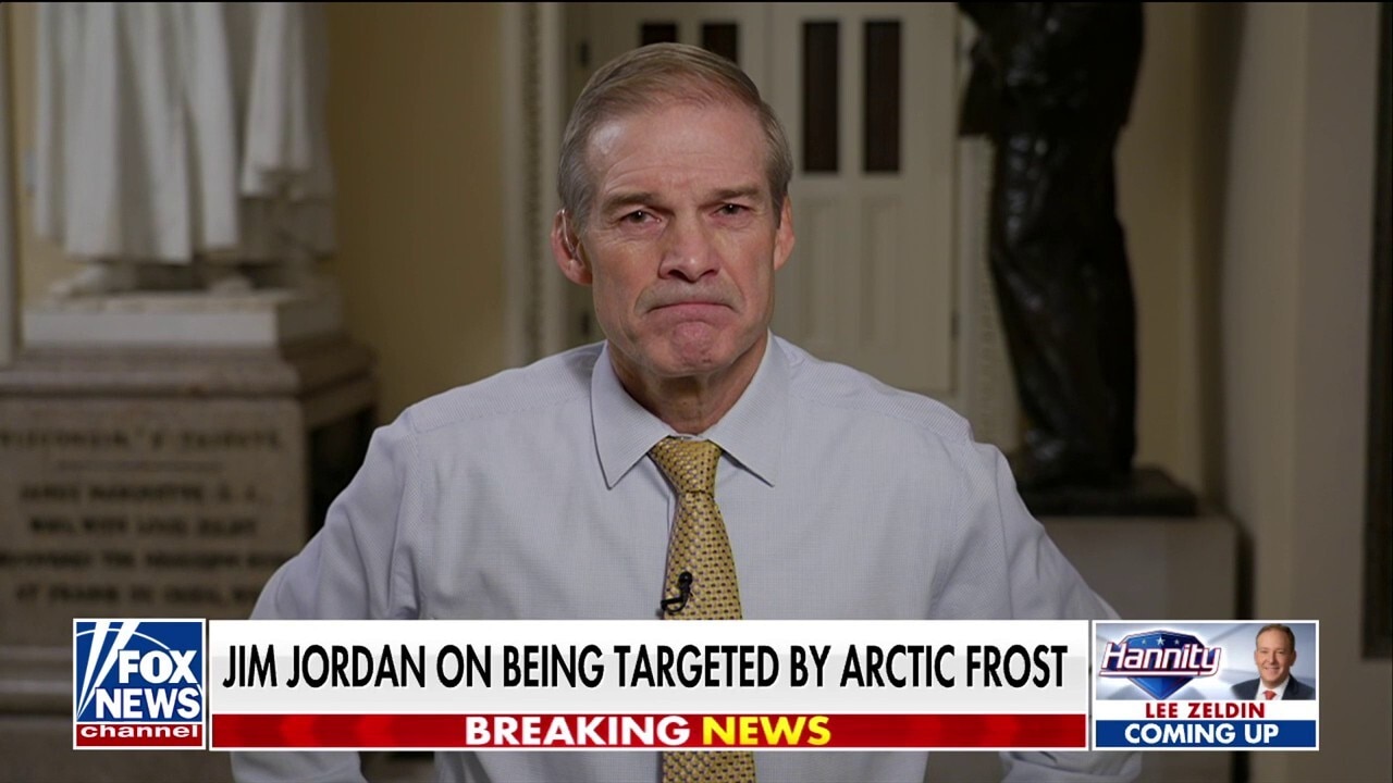 Jim Jordan says he was targeted by 'Arctic Frost' investigation