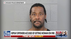 Chicago train attack suspect in court after setting woman on fire