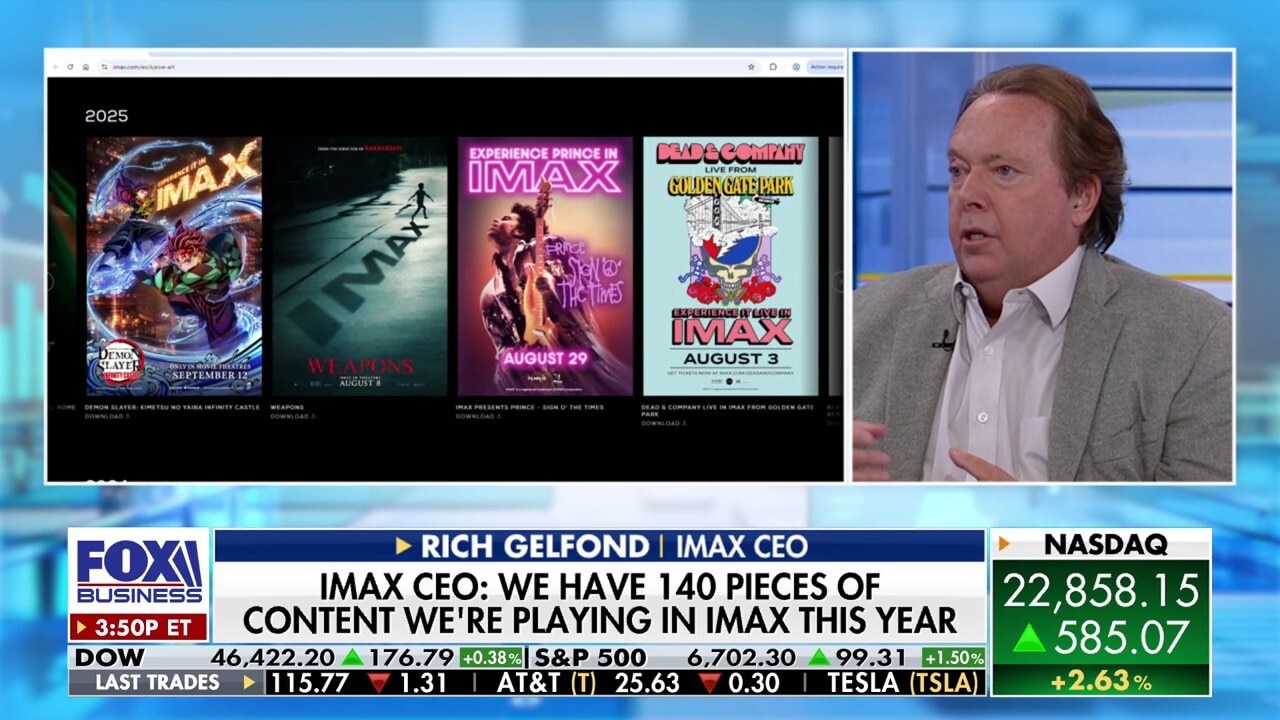 Popcorn, presents and box-office hits?: IMAX CEO breaks it down
