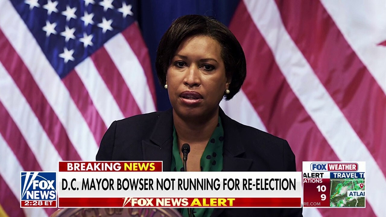 Washington, DC Mayor Bowser not seeking re-election