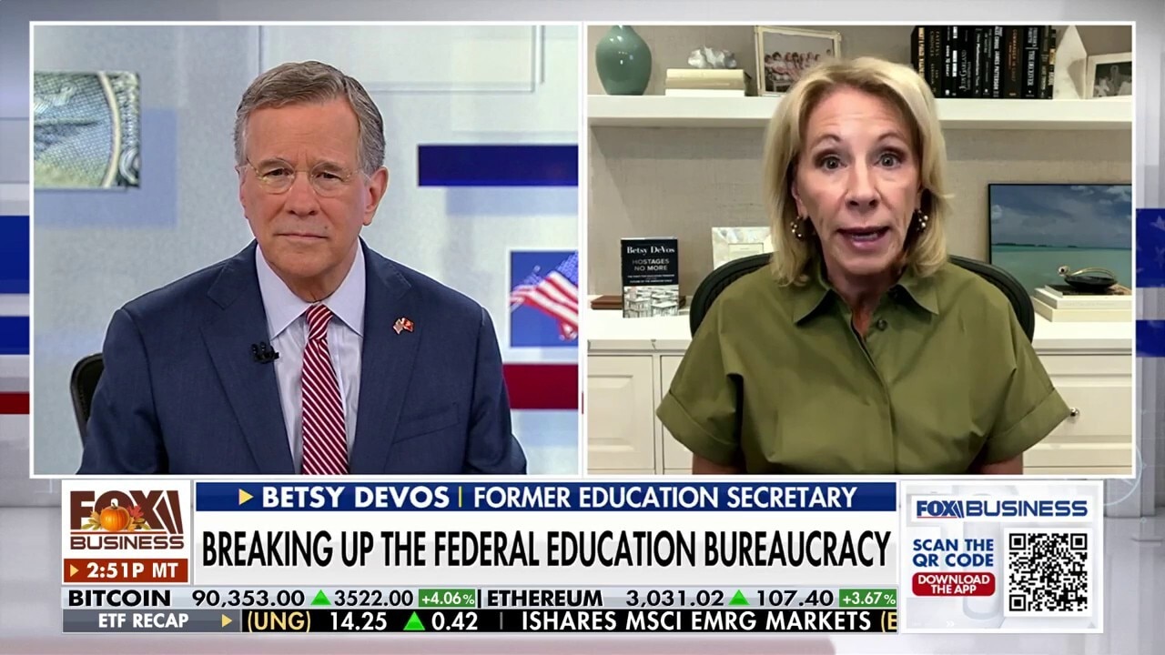 DeVos calls for reform of federal education system