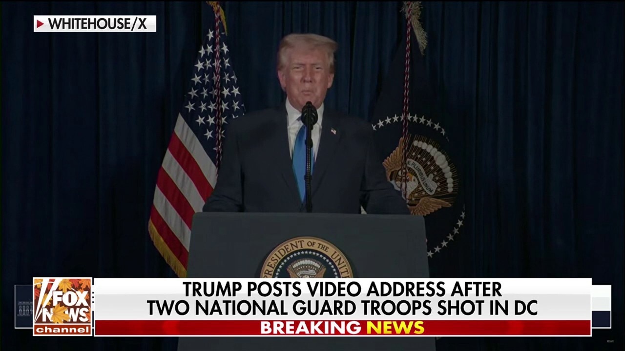 President Trump addresses the nation following shooting of two National Guardsmen in DC