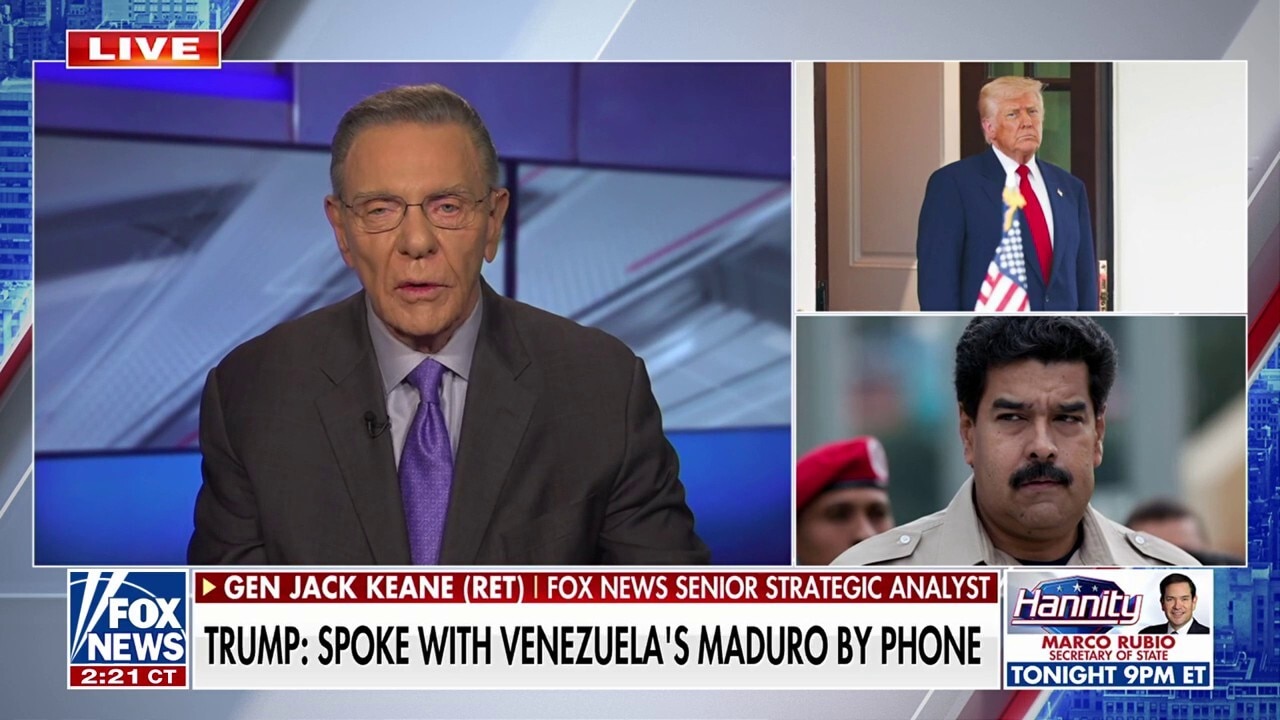 Gen Jack Keane: Trump is ‘dead serious’ about keeping drugs out, has ‘a lot of options’ with Maduro