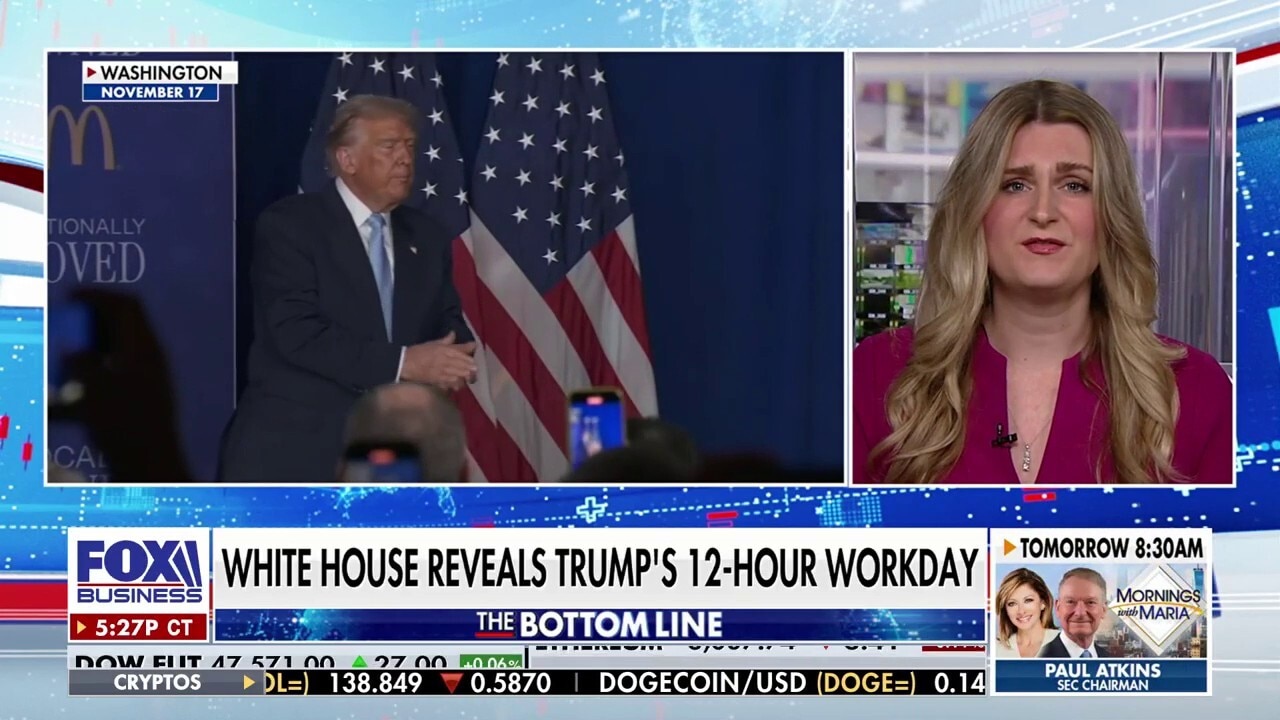 Trump's long work days fall under liberal media scrutiny