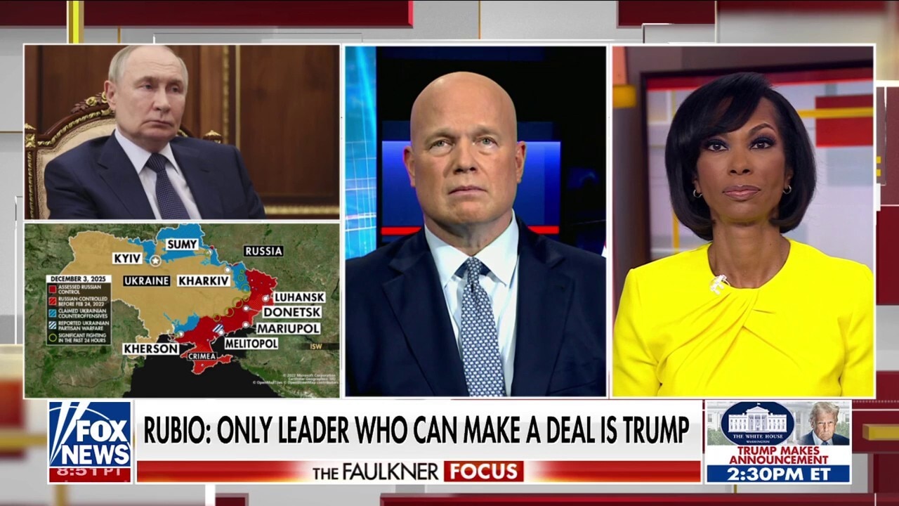 Matt Whitaker warns 'the killing needs to stop' as Trump team pushes Russia-Ukraine peace deal