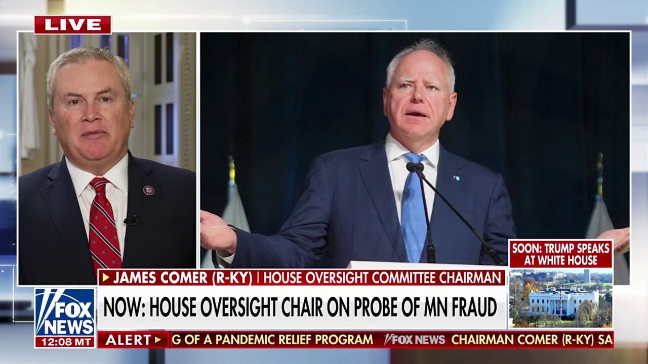 Walz Minnesota fraud scandal the 'tip of the iceberg', Rep Comer warns