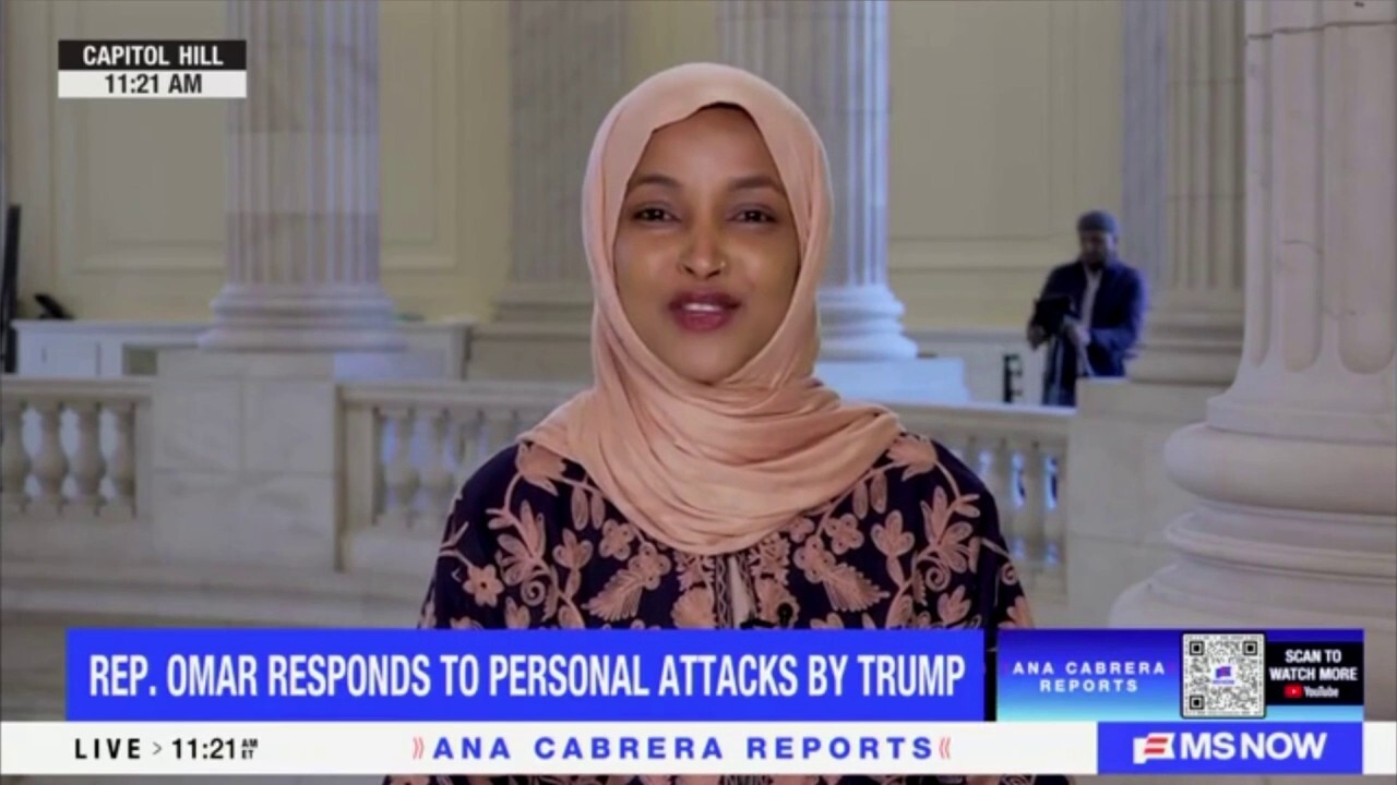 Omar gives blistering response to Trump after he calls her and other Somalian migrants ‘garbage’