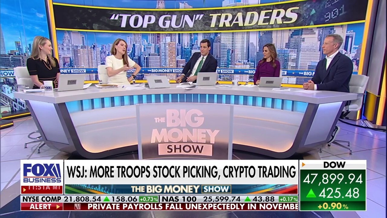 US servicemembers turning to stock picking, crypto trading, report shows