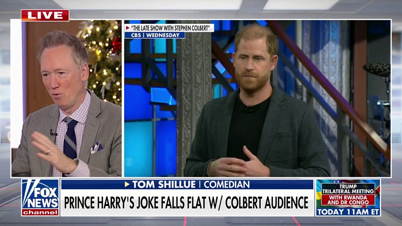 Prince Harry's Trump joke falls flat with late night audience