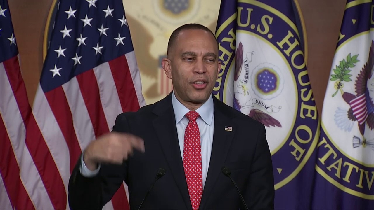 House Minority Leader Hakeem Jeffries talks about the SCORE Act