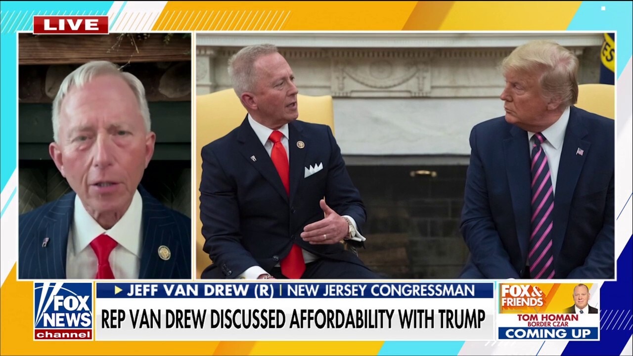 Trump speaks with Rep. Jeff Van Drew ahead of cross-country affordability tour