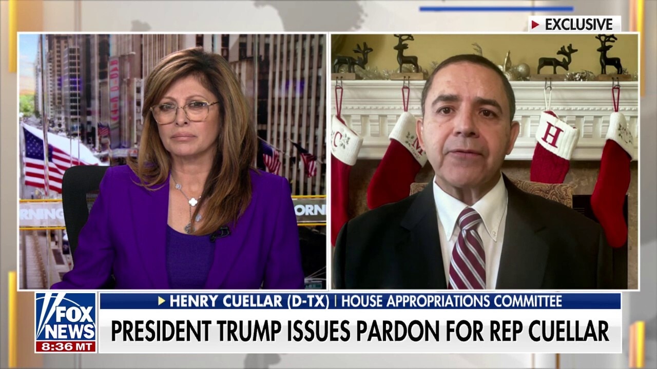 Rep. Cuellar claims Biden DOJ tried to ‘entrap’ and ‘bribe’ him before Trump pardon