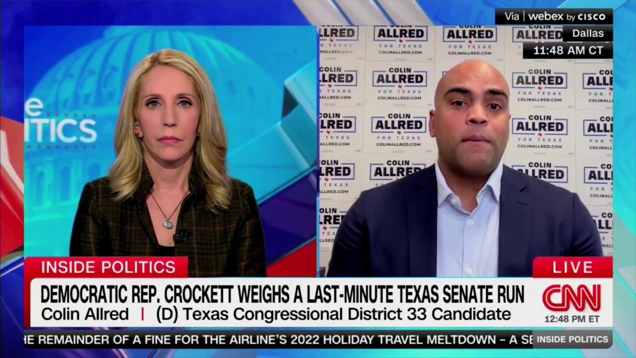 Colin Allred confirms Jasmine Crockett's Texas Senate bid played a role in him dropping from the race