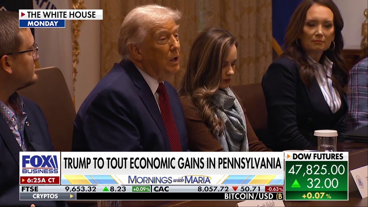 Trump hits Pennsylvania to spotlight economic gains as affordability remains an issue