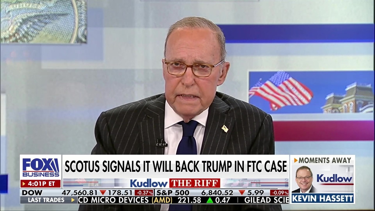 Kudlow: Presidents should have the equal right to fire as they do to hire