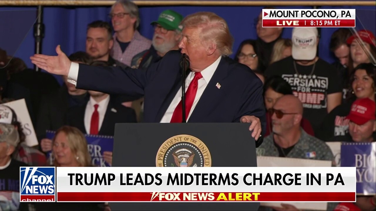 Trump introduces folks who benefited from economy, 'no tax on tips'