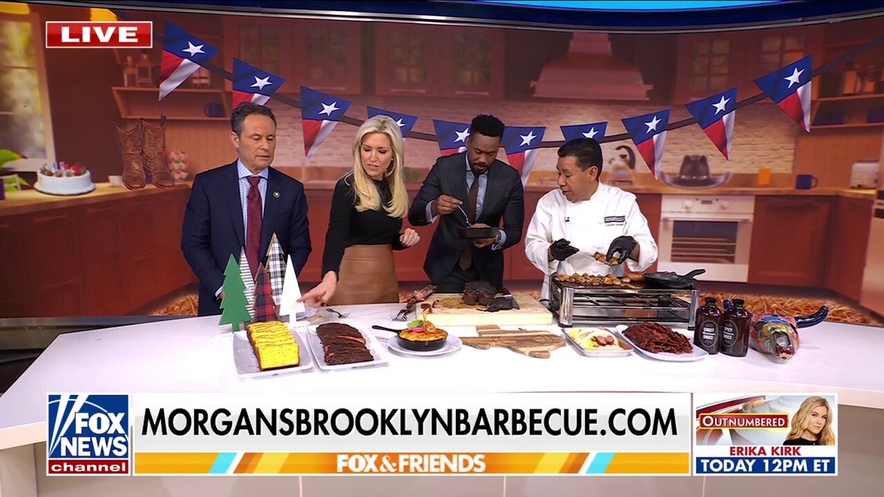 'Fox & Friends' enjoys Texas style ribs for Lawrence Jones' birthday