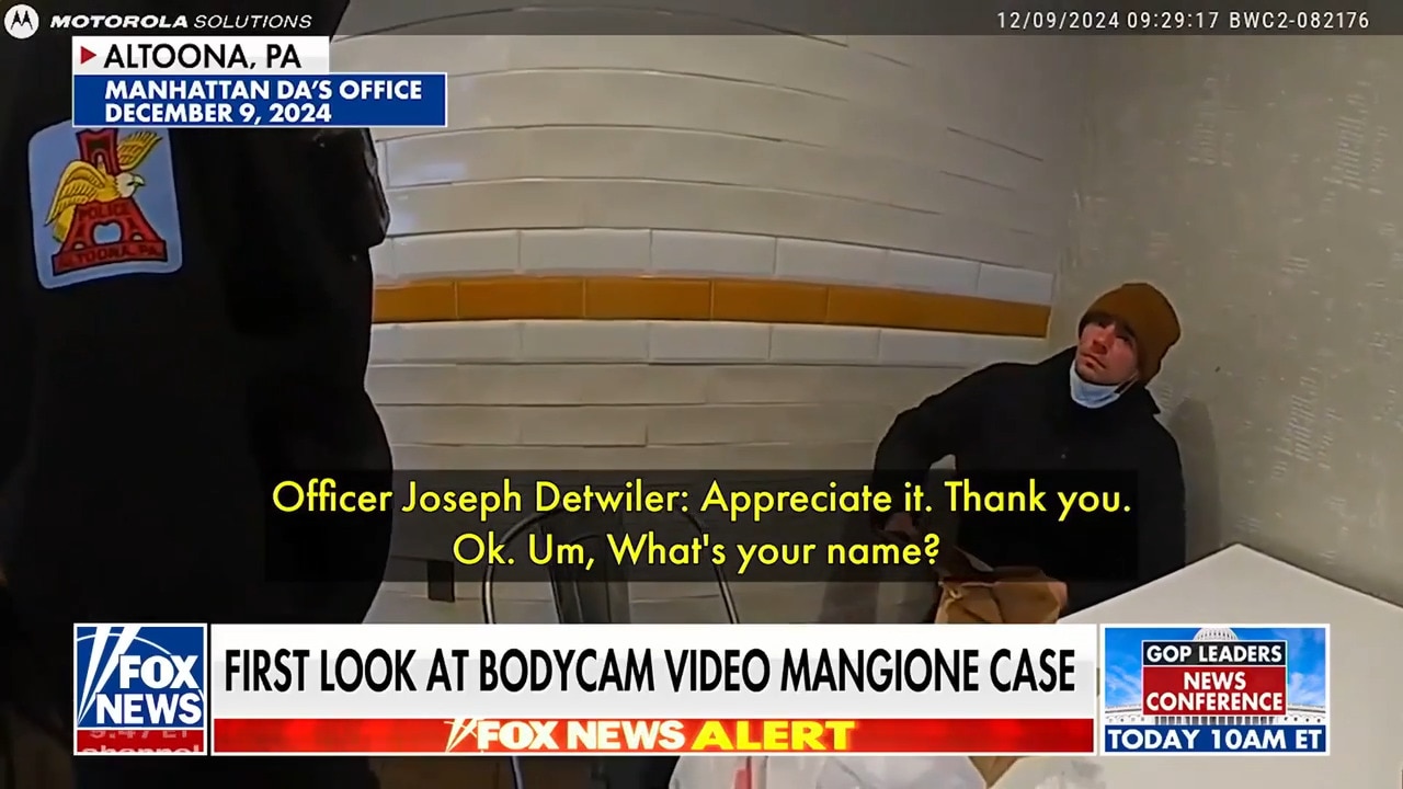 New bodycam footage from Luigi Mangione case released