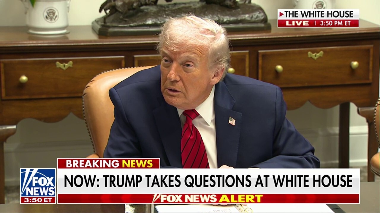 'Takes two to tango': President Trump takes aim at Ukraine in update on peace negotiations