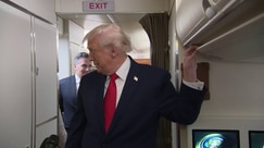 Trump has hilarious response to AF1 bathroom stowaway: 'Somebody's in there' 