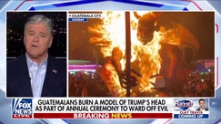 Guatemalans burn model of Trump's head in annual ceremony to ward off evil