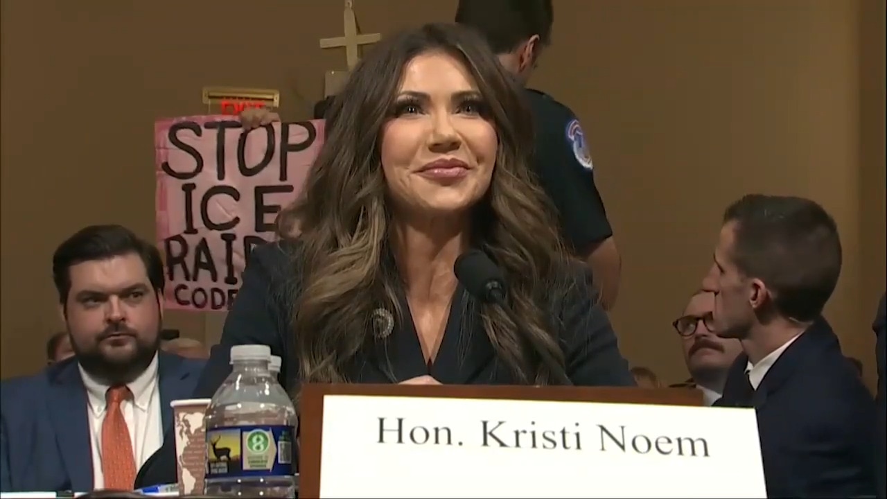'The power of Christ compels you': Protester launches DHS hearing into pandemonium