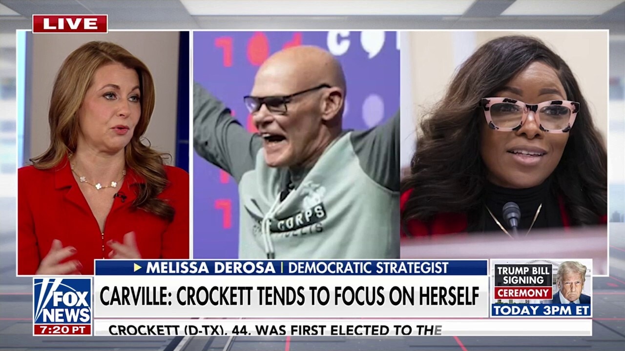 'Self-centered' Crockett faces criticism from Carville