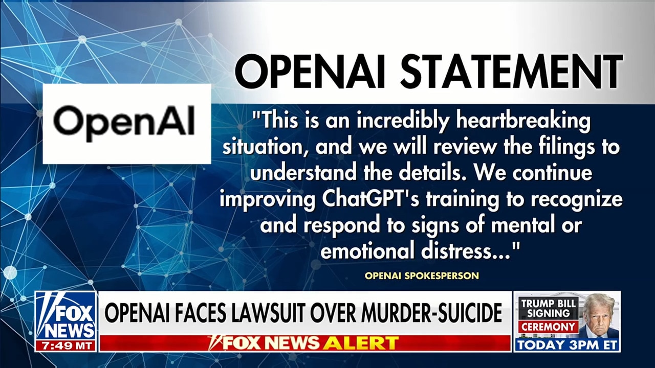 OpenAI faces lawsuit over murder-suicide involving ChatGPT
