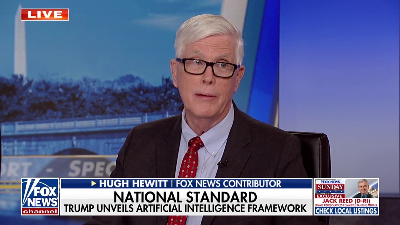 There is no silver medal in AI, only a gold medal the US must win, Hugh Hewitt says