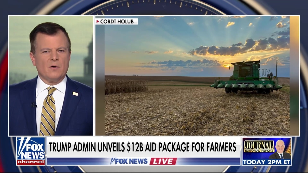 Iowa farmer reacts to Trump's $12 billion aid package: We need 'long-term solutions'