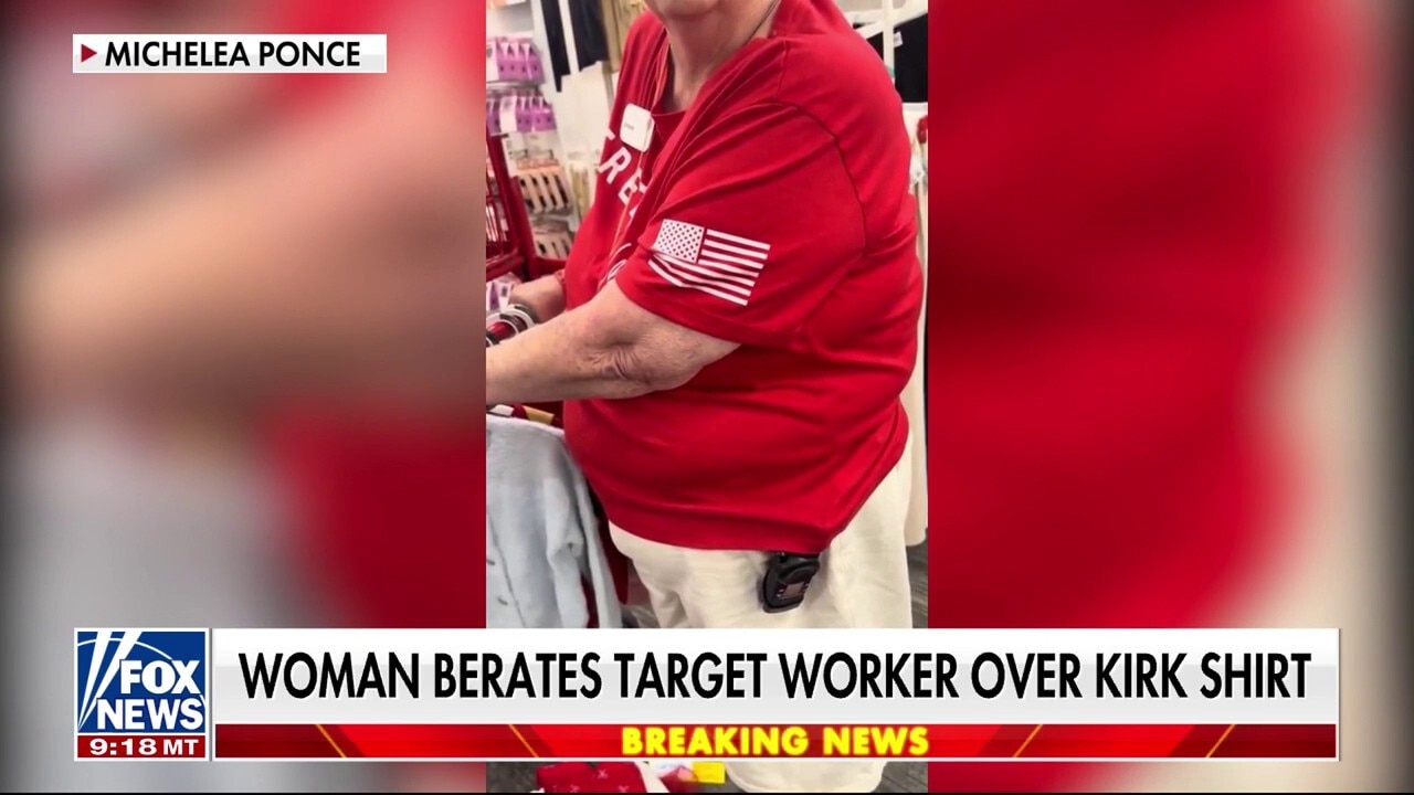 Woman berates Target worker over Charlie Kirk shirt, police say no criminal charges occurred