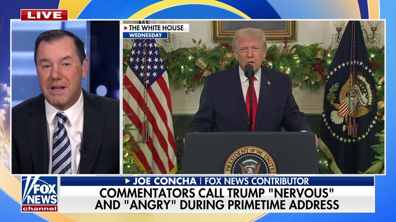 Media called out for 'predetermined' criticism of Trump's primetime address