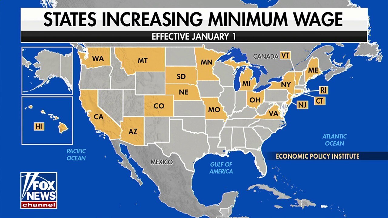 Minimum wage spikes in 19 states, raising concern of lower jobs and higher prices