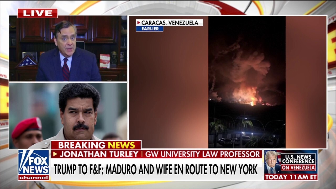 Trump has 'precedent on his side' for Maduro's capture, Jonathan Turley argues