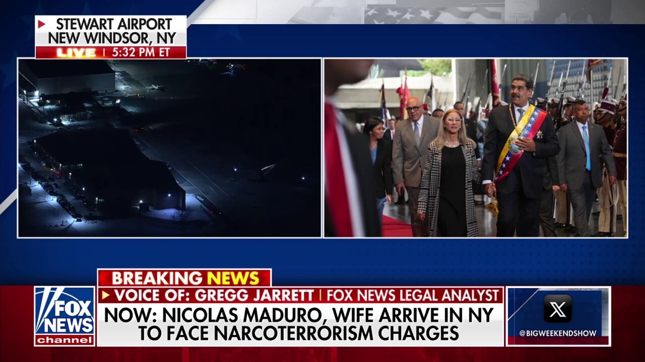 NOW: Maduro and his wife arrive in NY to face criminal charges