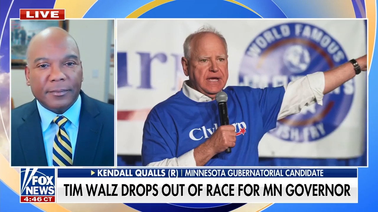 Minnesota Republican hopes to flip state red after Walz drops out