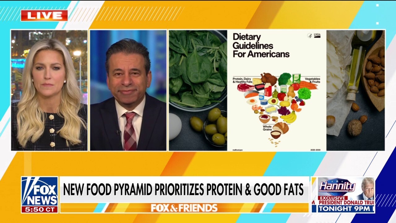FDA commissioner reveals updated food pyramid guidelines: 'Big day for nutrition'