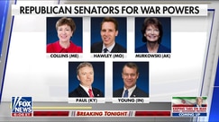 Five Republicans join Democrats on war powers vote