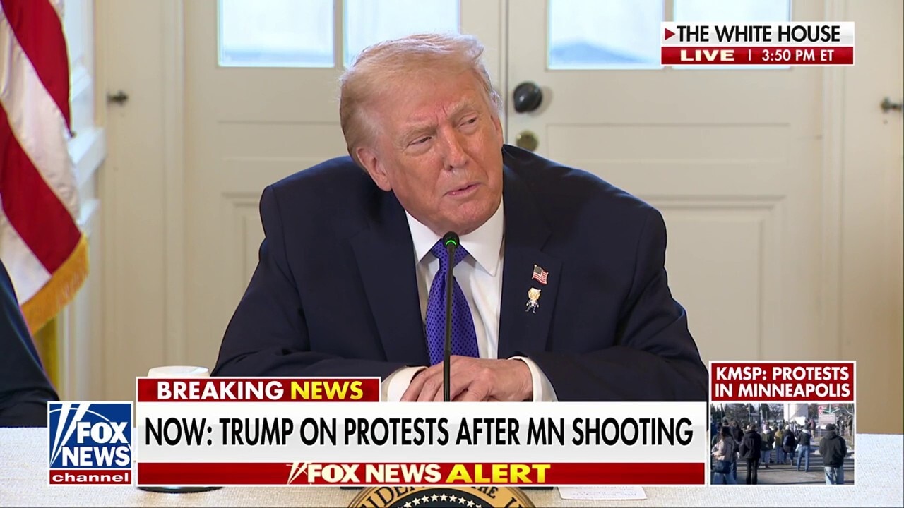 Trump says his administration will ‘always be protecting ICE’ from ‘agitators’