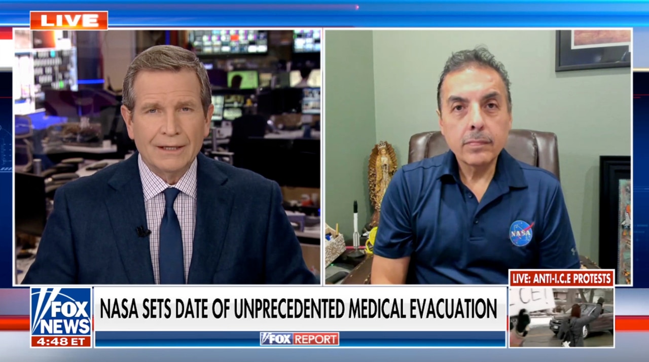 Retired NASA astronaut says medical evacuation 'under control,' not driven by 'panic'