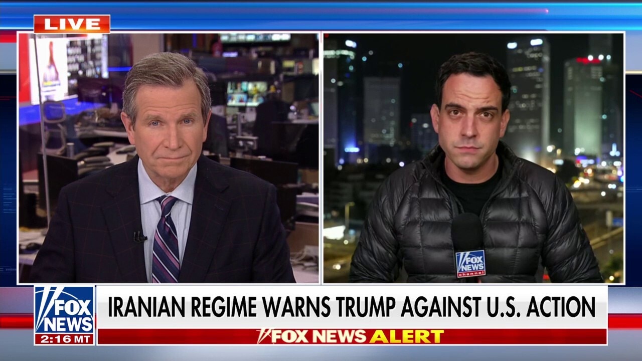 Iranian regime warns Trump against US action as anti-government protests continue