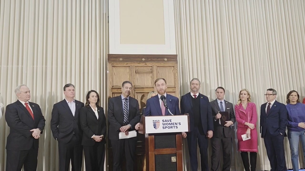 John McCuskey, Riley Gaines address allegations against trans athlete in SCOTUS case