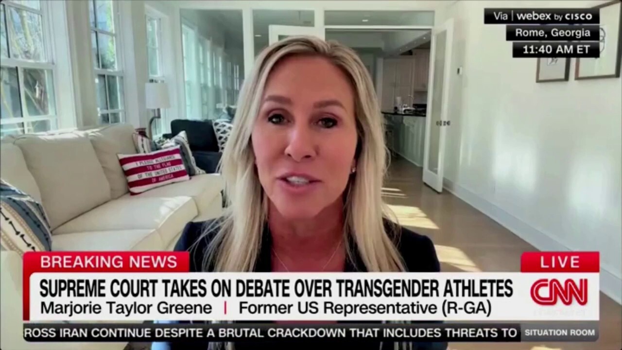 Greene tells CNN host she would be against trans athletes in women's sports even if she had trans kid