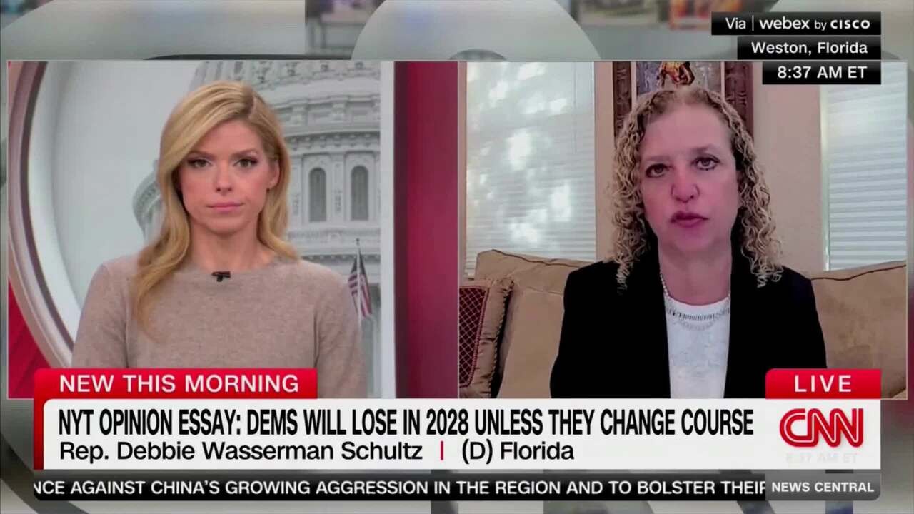 Rep. Wasserman Schultz rebukes NYT op-ed arguing Dems 'will lose in 2028 unless they change course'
