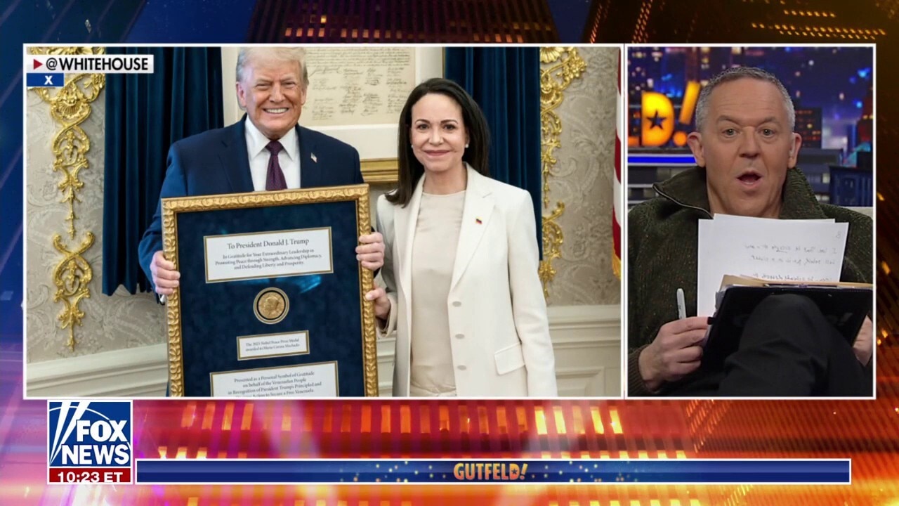 Gutfeld: Trump receives a Nobel Peace Prize— from someone else...