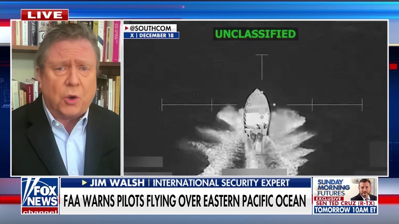 FAA issues warning for flights over the Eastern Pacific