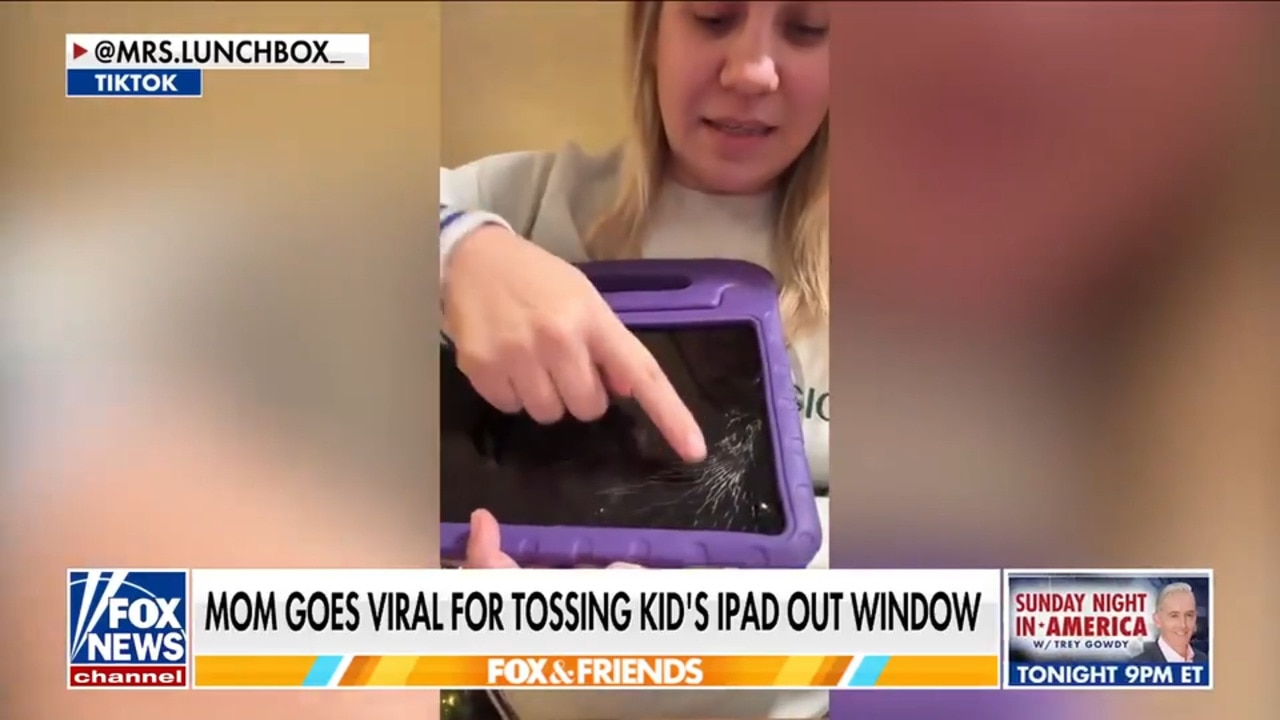 Mom goes viral after tossing daughter's iPad out the car window